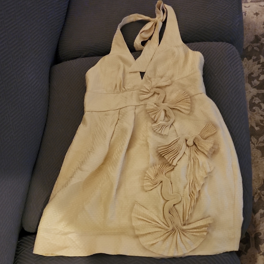 BCBGMaxAzria Cocktail Dress with Bow Accents